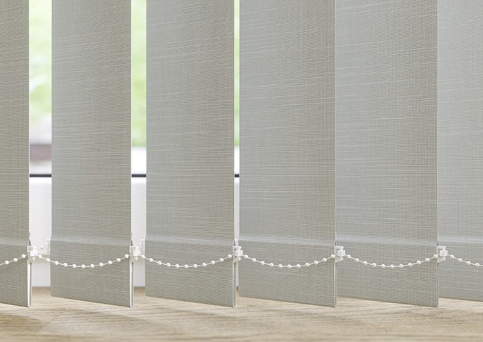 Solento (Blackout), Crisp Grey - Vertical Blind Slats - Image 3